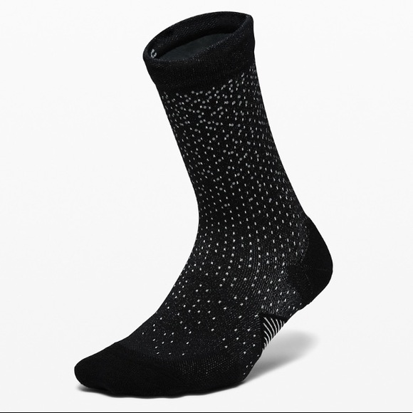 Lululemon Speed Quarter Sock *Reflective - Black - Picture 2 of 6